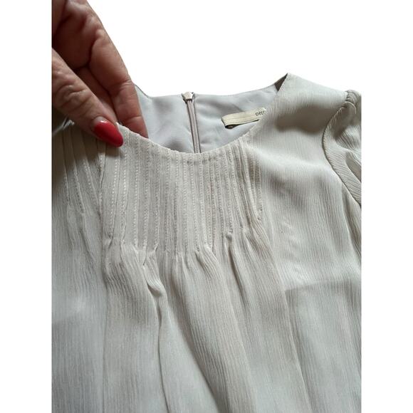 Deco Beige Silk Dress - Picture 15 of 16